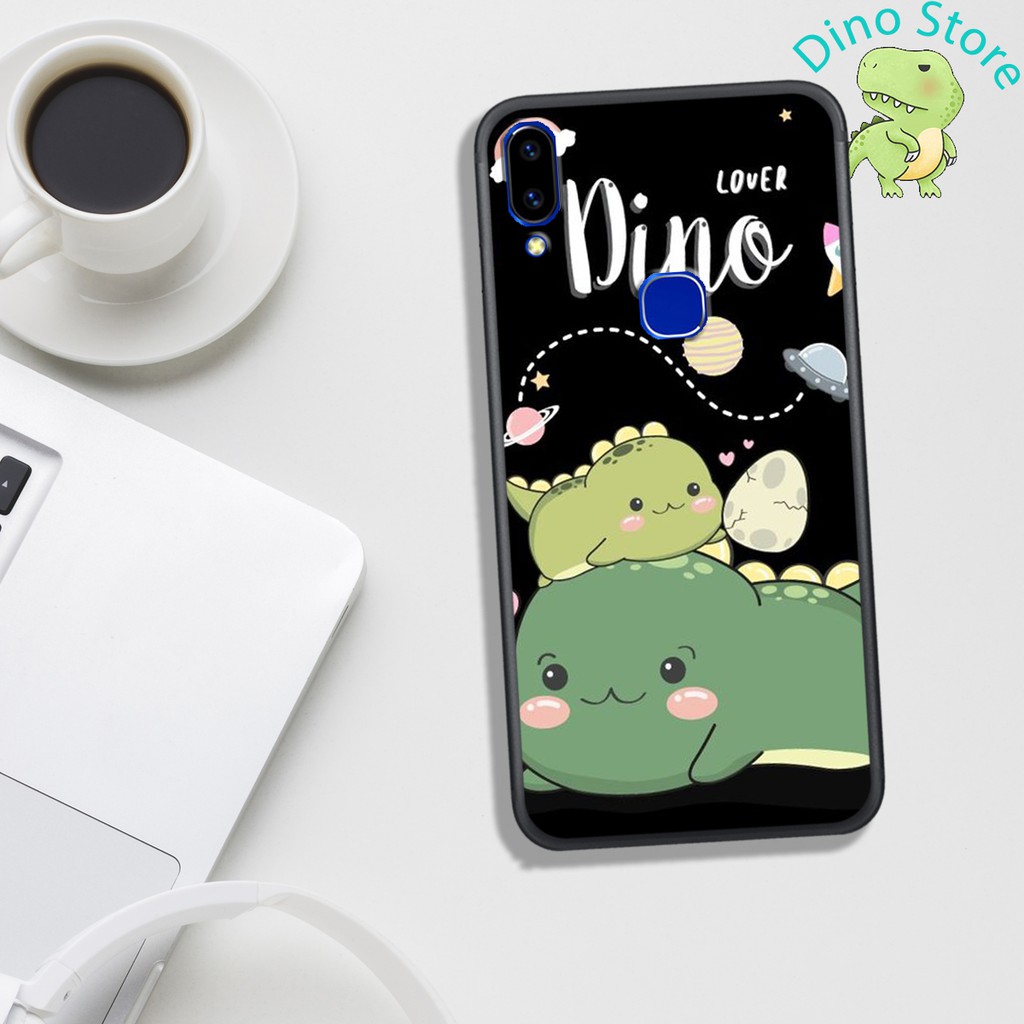 ỐP LƯNG VIVO V9/V85,  IN HÌNH KHỦNG LONG NGỘ NGHĨNH VÀ CUTE