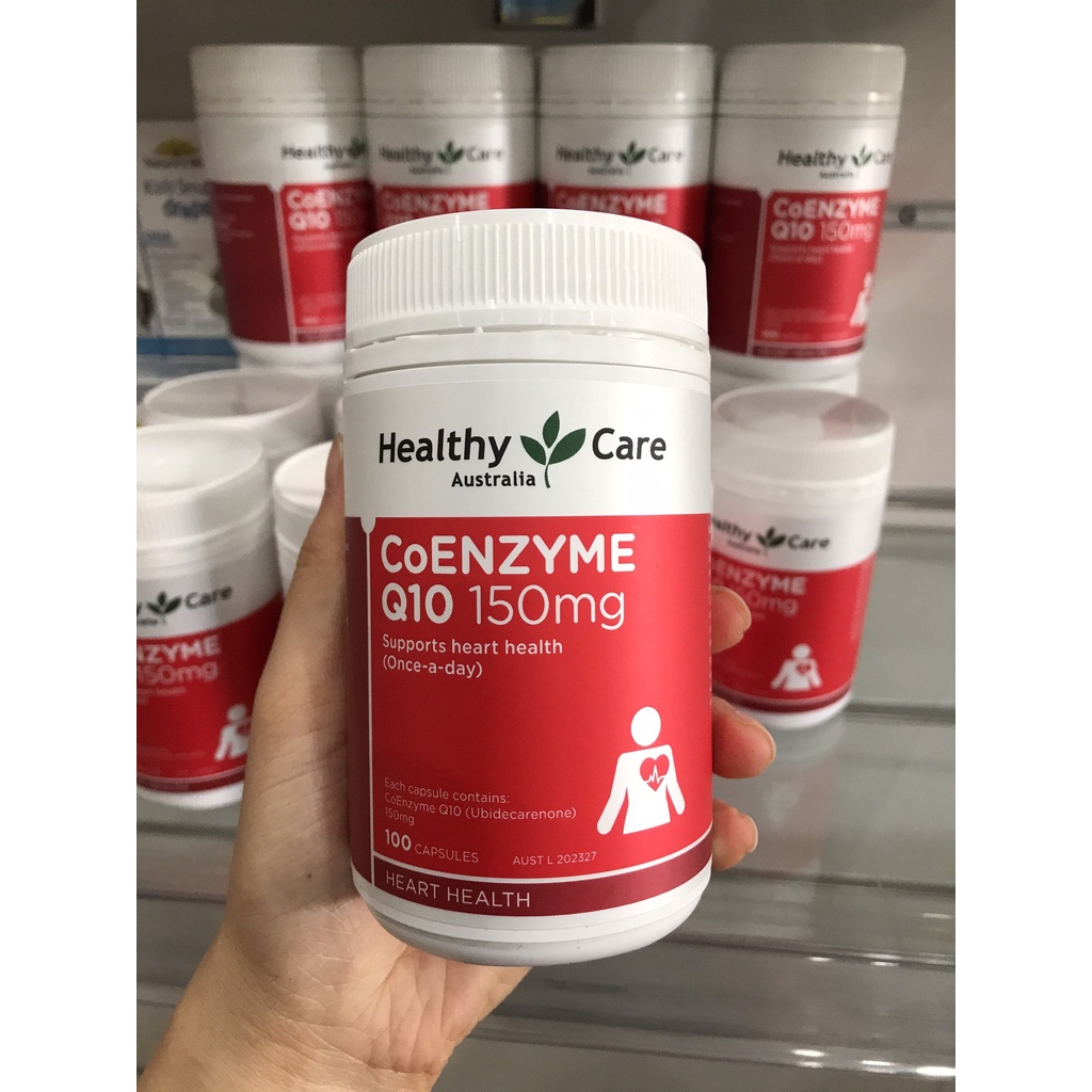 Bổ tim Healthy Care CoEnzyme Q10 150mg 100 viên Úc