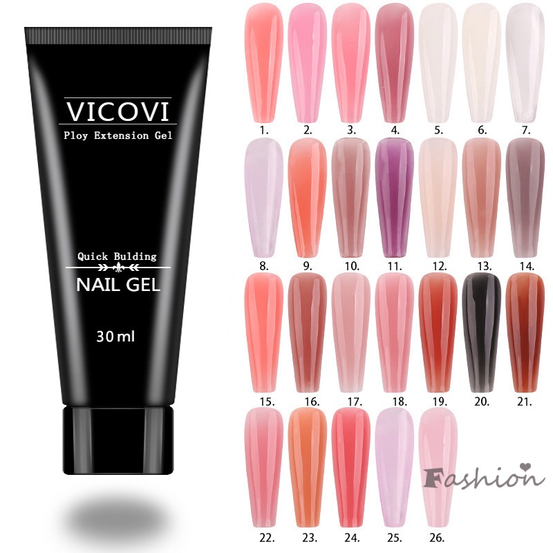 Gel Nối Dài Móng Tay DIY Dễ Sử Dụng Tiện Lợi Dành Cho Nữ