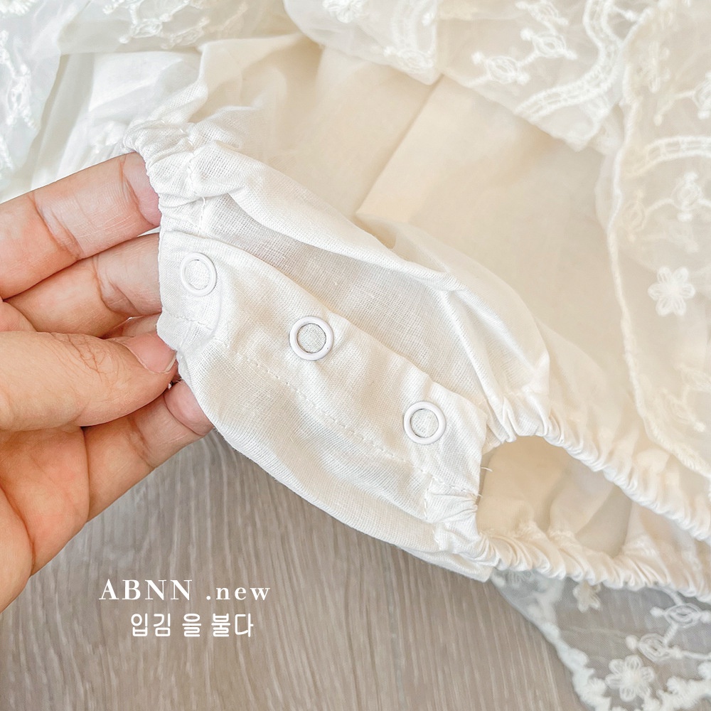 Bộ Áo Liền Quần Công Chúa Phối Ren Dễ Thương Thời Trang Mùa Hè Cho Bé Gái Sơ Sinh