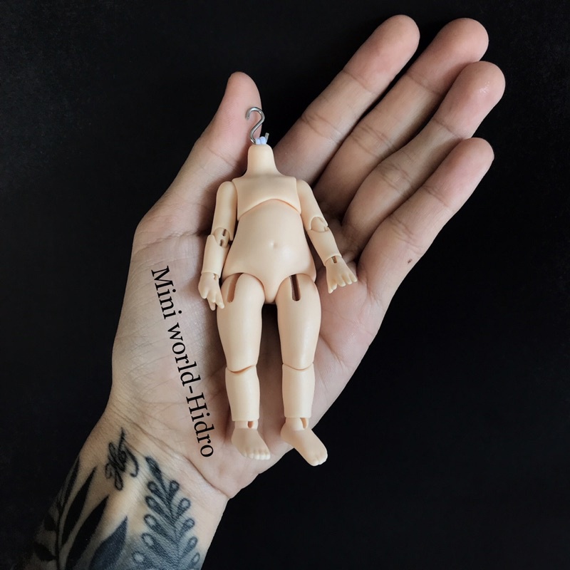 Body thân Búp bê Nude khớp BJD Head ob11