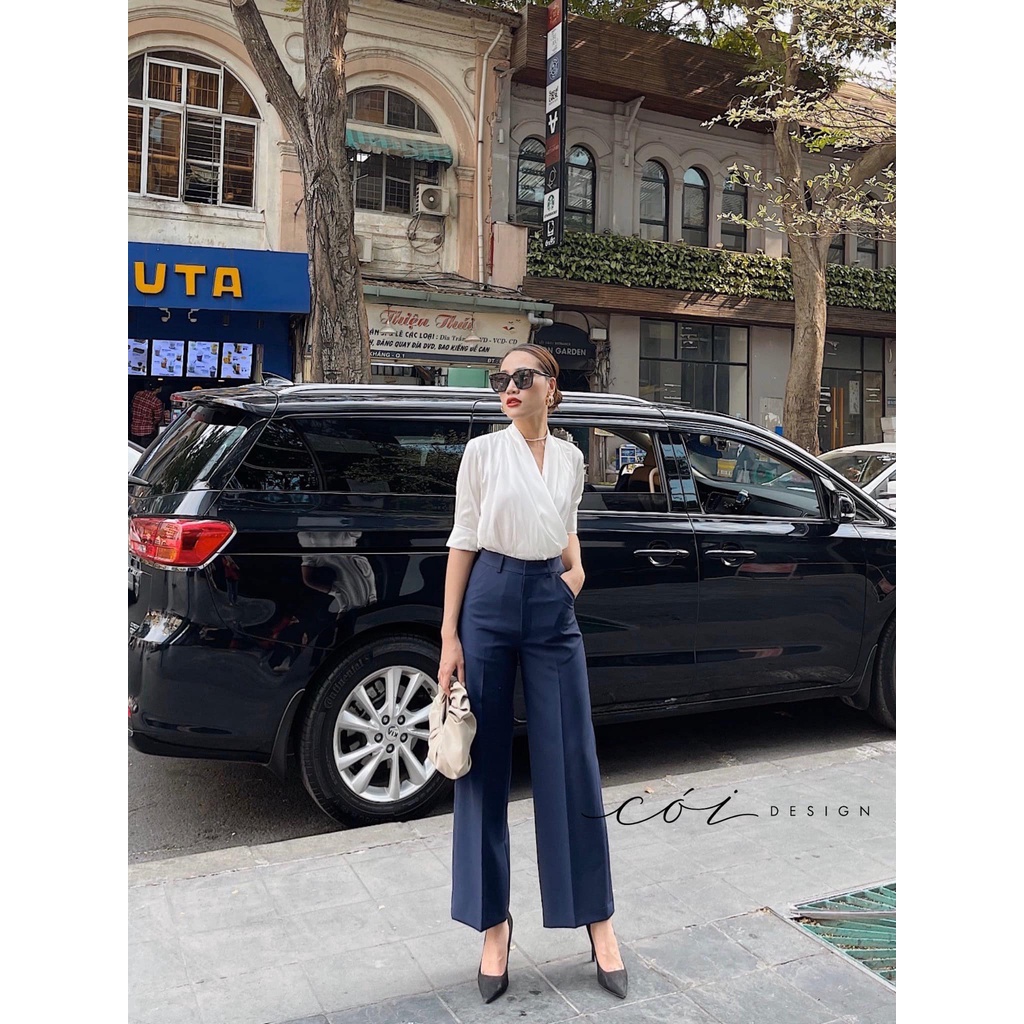 Quần ống suông Cói Design