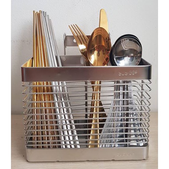 Ống đựng đũa inox SUS201 1 ngăn | 2 ngăn | 3 ngăn, Giỏ đũa inox giá rẻ