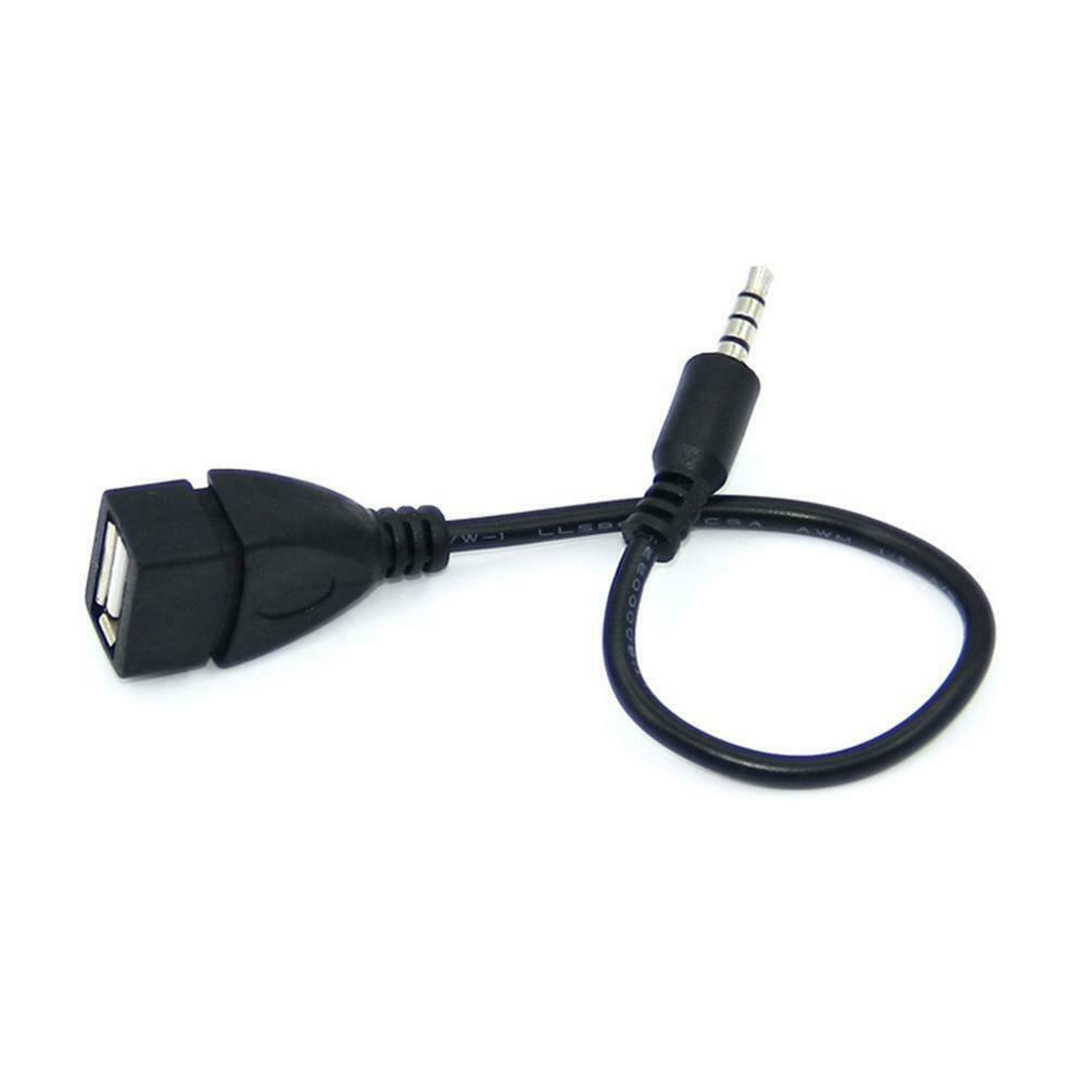 Dây cáp chuyển đổi âm thanh cổng Usb sang giắc cắm 3.5 0.18m L0Q1