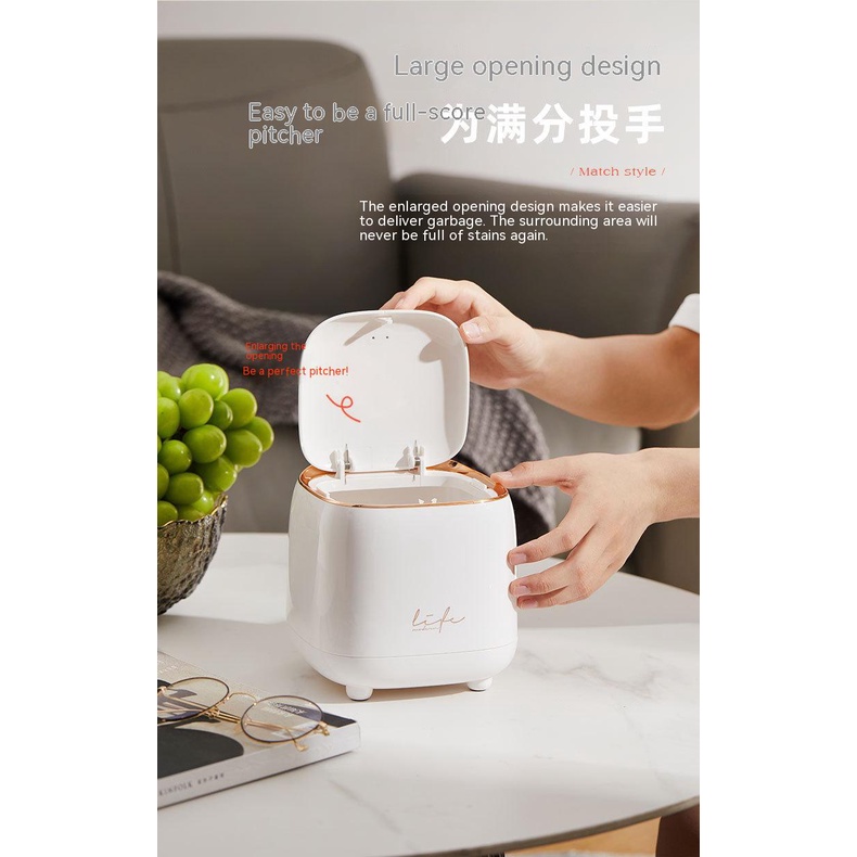 Thùng Rác Để Bàn Thiết Kế Sang Trọng Tiện Dụng