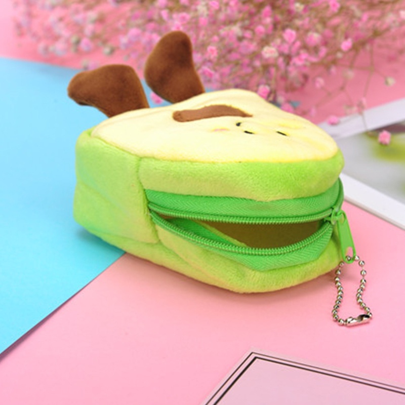 Ví Đựng Tiền Xu Mini Hình Trái Bơ Xinh Xắn