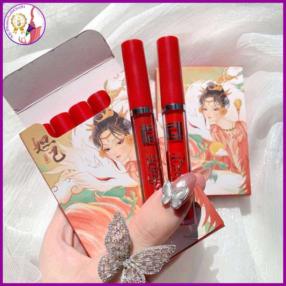 Set son 5 cây muge leen cô gái meyoco retro matte liquid | BigBuy360 - bigbuy360.vn