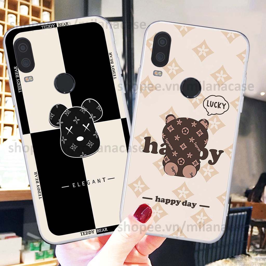 Ốp Vsmart Active 1 / Active 1 Plus / Active 1+ gấu be@rBrick gấu Teddy Kaws siêu đẹp, phong cách, cá tính