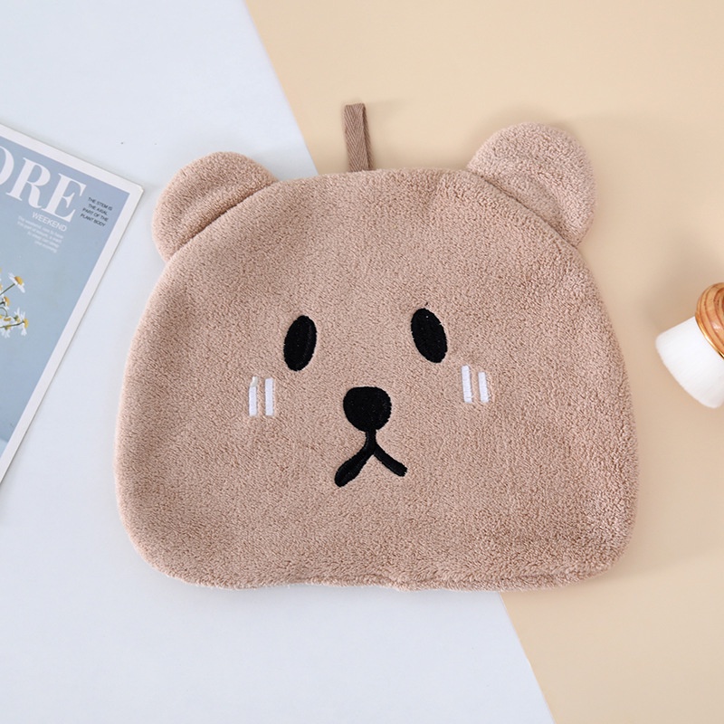 PVN48351 Khăn Lau Tay Nhà Bếp Hình Gấu Cao Cấp Giá Rẻ