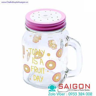 Set 4 Ly Quai Hình Trái Cây 480ml