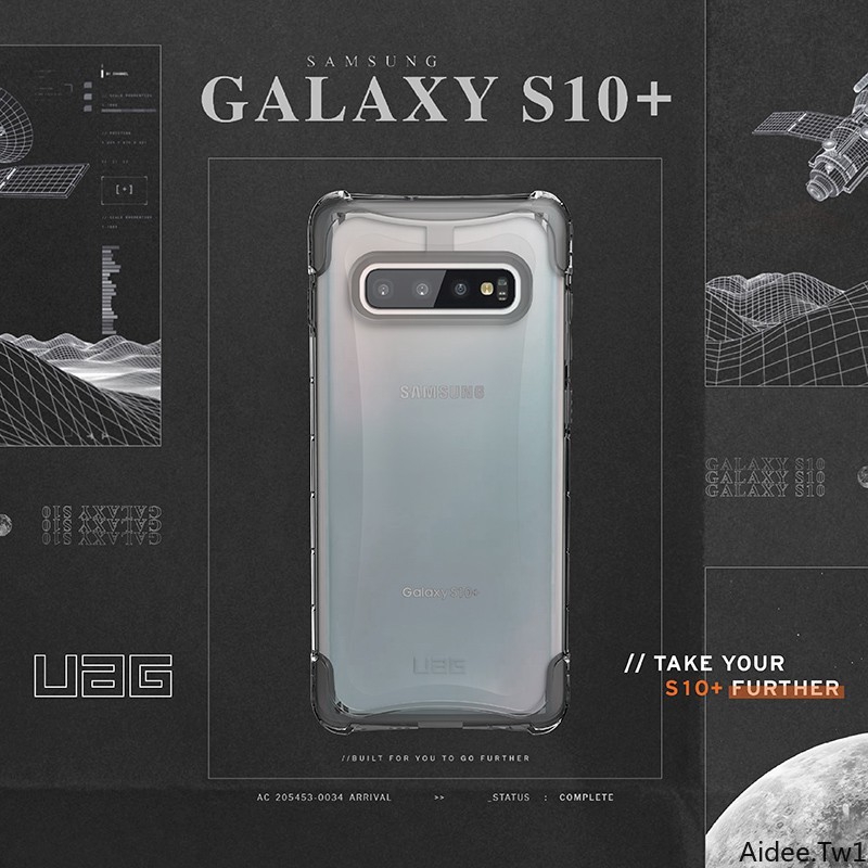 UAG Ốp điện thoại chống sốc cho Samsung Galaxy S10 PLUS S10E S8 S9 PLUS