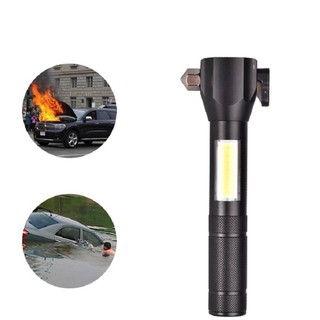 Đèn pin cứu hộ đa năng t6-28 siêu sáng có dao cắt