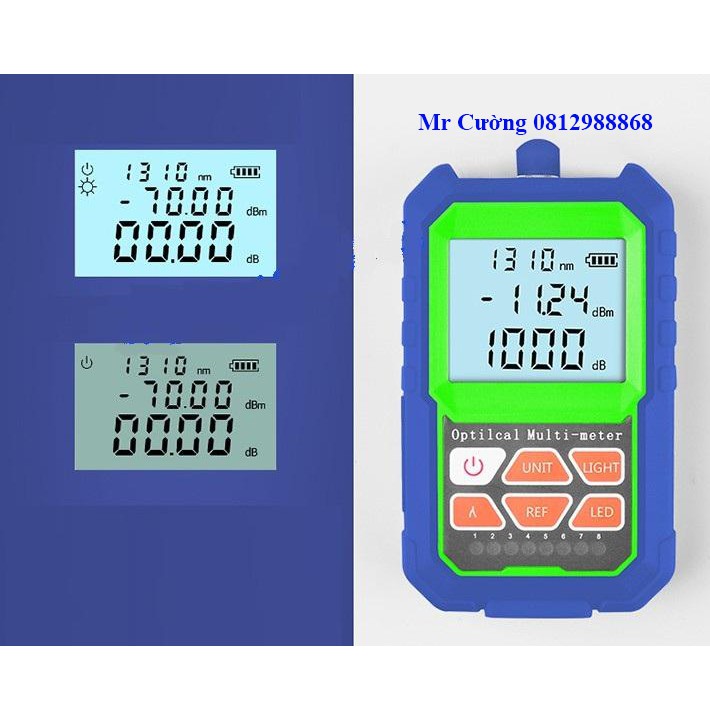 Máy Đo Công Suất Quang Mini Kèm Test Mạng J45