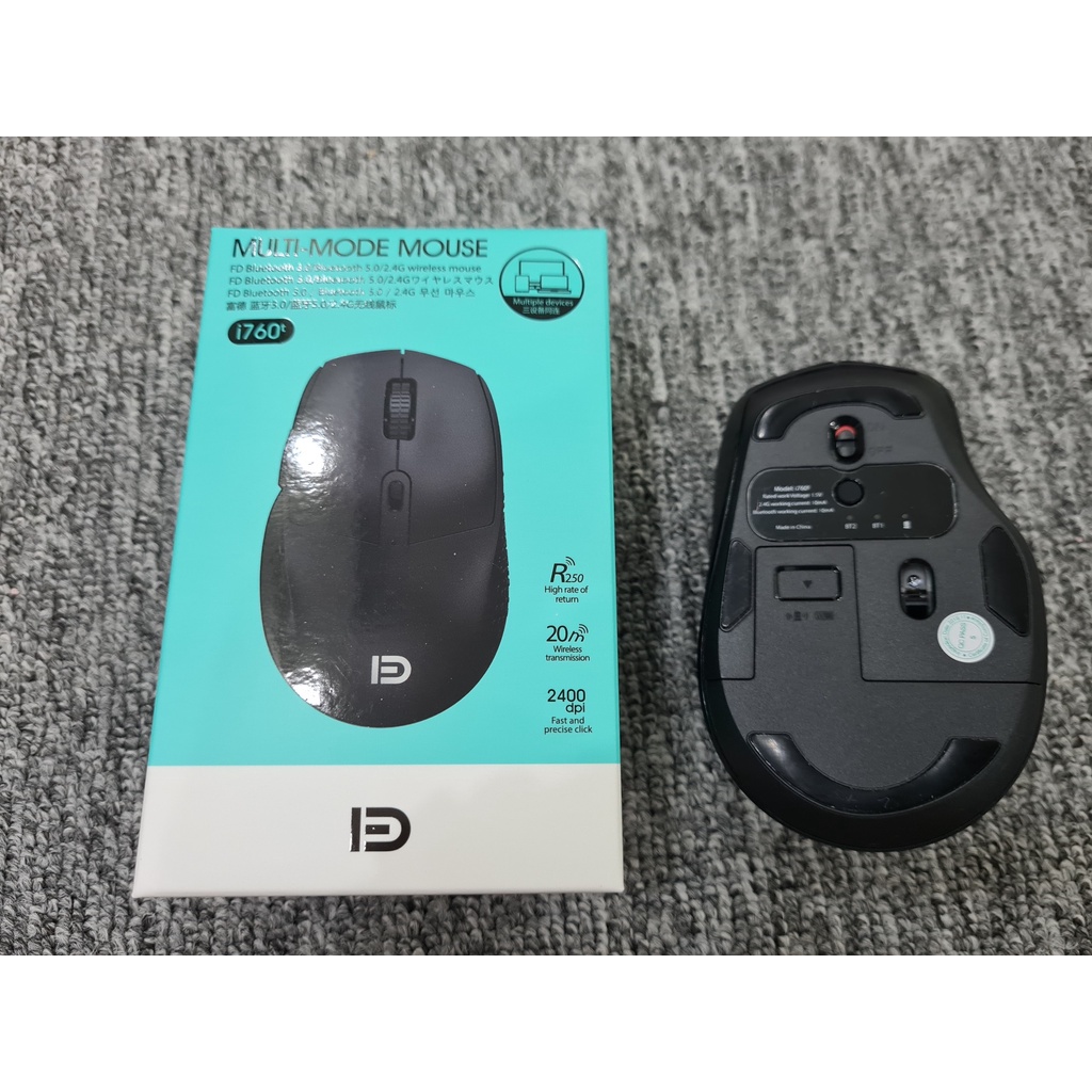 Chuột Không Dây FD M701y, M702, i360T, i760T Chuột Bluetooth, Chế Độ Kép, Nhấp Chuột không tiến ồn.