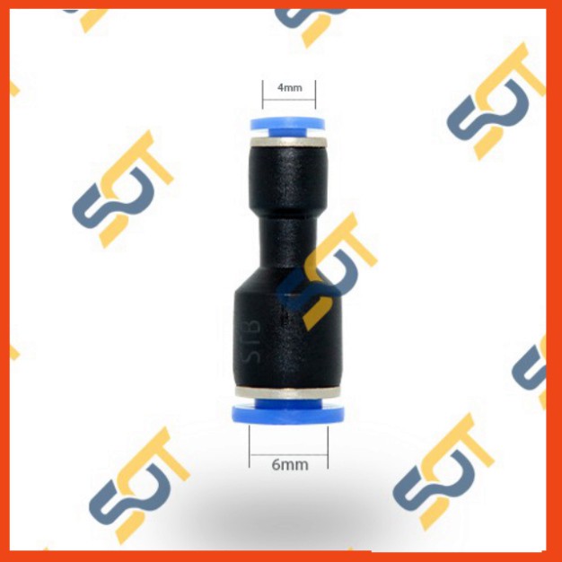 Hai đầu nối ống PG - (Đồ hơi -  khí nén - phun sương) (đầu lớn - đầu nhỏ)