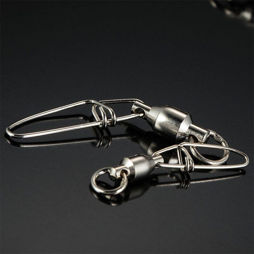 MUVAKO Khóa Câu Cá  Vòng Nhẫn Cứng 0 Chốt# - 8# Quả Bóng Câu Cá Chuyên Dụng Chất Lượng Cao