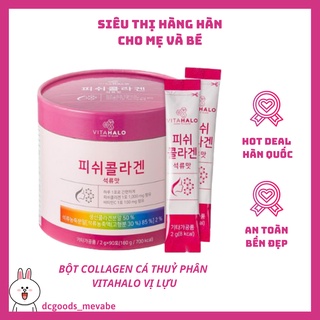 BỘT COLLAGEN CÁ THUỶ PHÂN VITAHALO VỊ LỰU