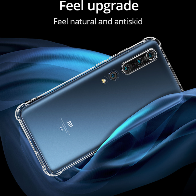 Shockproof Transparent Silicone Phone Case for Xiaomi Redmi Note 9s 9 Pro Max 8 7 Pro Mi Note 10 Pro 8A 7A Pro