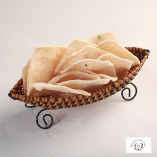 Bánh phồng tôm loại vuông Sa Giang túi 400gr, bánh phồng tôm ngon, ngọt vị tôm, giòn rụm