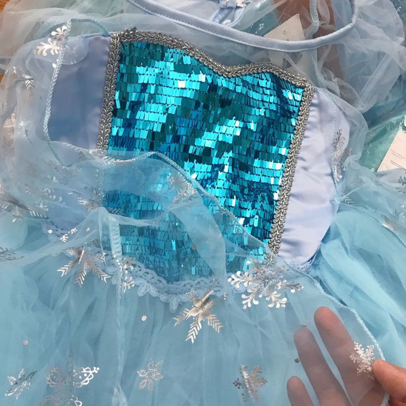 Váy đầm công chúa elsa xinh xắn đáng yêu cho bé gái