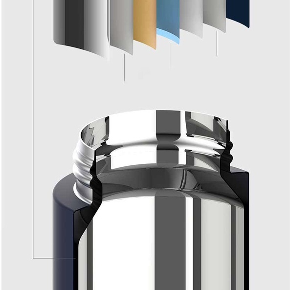Bình nước giữ nhiệt Xiaomi Mijia, Cách nhiệt 12h dung tích lớn 480ml, Lót thép 316L không gỉ sét -SHINSTORE