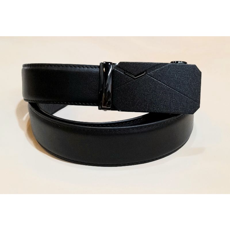 Dây lưng handmade da bò thật nappa khóa tự động Leather World