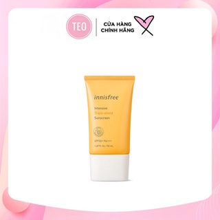 (TEO-Bill) Kem Chống Nắng Innisfree Triple Care, No Sebum, Long Lasting, Mild nội địa Hàn Quốc.