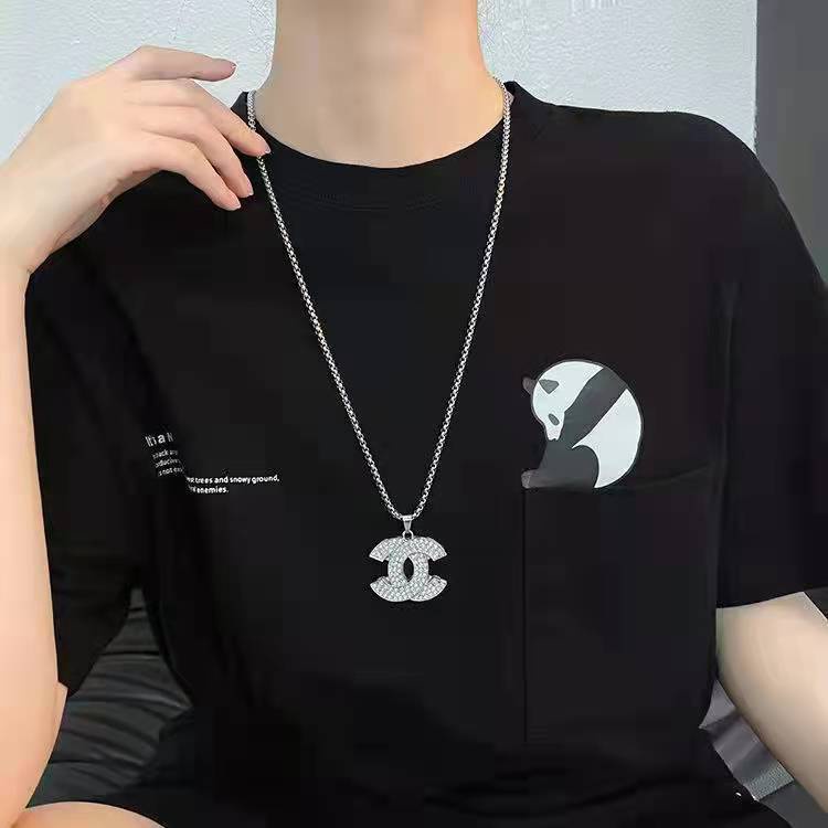 Vòng cổ dài YeYi đính đá phong cách hip hop thời trang thu đông cho nữ