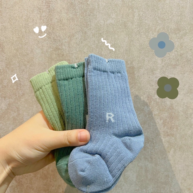 Tất trơn cao cổ cho bé yêu - LunaKids [Ảnh thật]