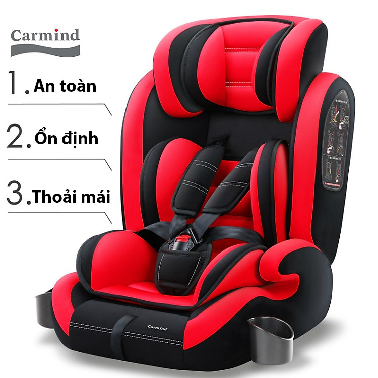 Ghế Ngồi Ô Tô Trẻ Em CAO CẤP Carmind Children Safety Seat Cho Bé Từ 9 Tháng - 12 Tuổi