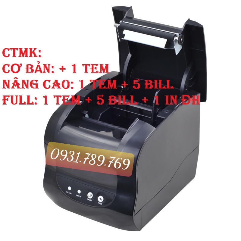 Máy In Mã Vạch 3 Chức Năng, In Mã Vạch, In Bill, In Đơn Hàng TMĐT - XPrinter 365B (2020) | WebRaoVat - webraovat.net.vn