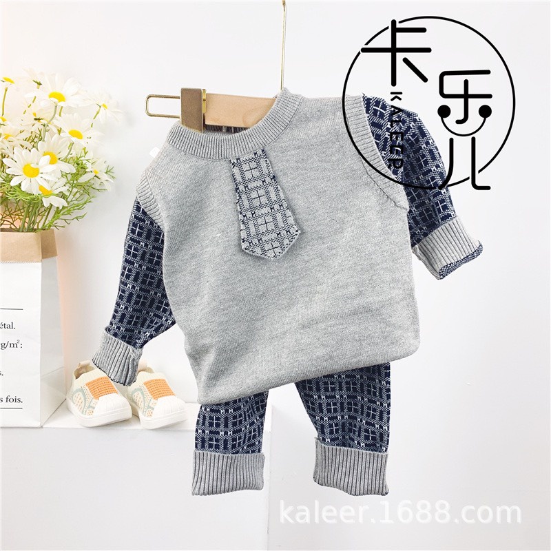 Bộ Len Siêu Dày Ấm Cho Bé Mùa Đông Không Lạnh Size 4-13kg