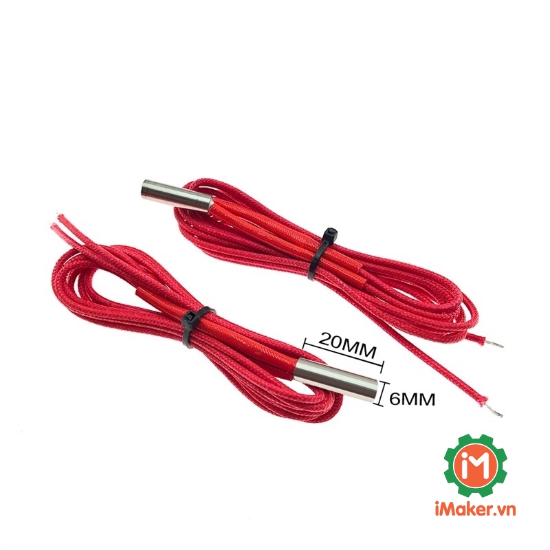 Đầu Nung Nhựa In 3D 12V 40W Và 24V 40W, Đầu Gia Nhiệt Cho Máy In 3D, Dây Gia Nhiệt Độ Cao Lên Đến 270 Độ C