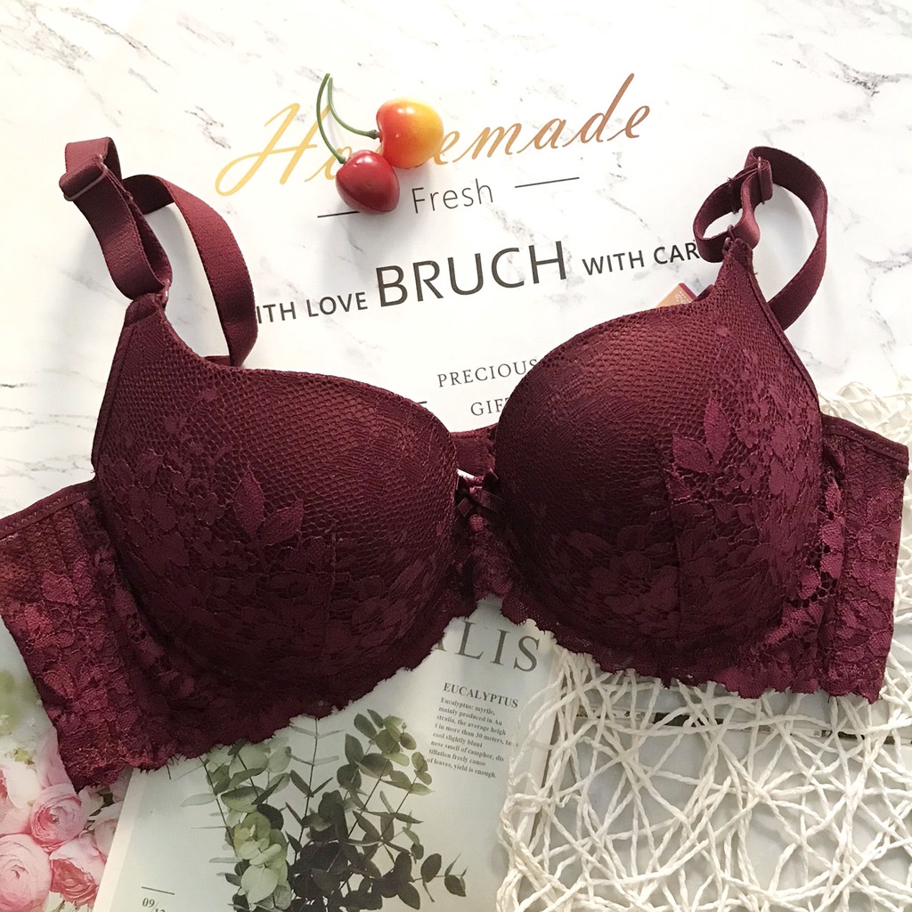 Áo ngực lovely ren mút ép mỏng, Áo lót có gọng cài 3 - AL1210