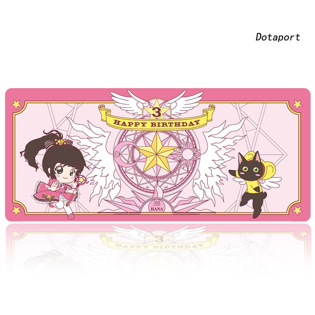 Tấm Lót Chuột Và Bàn Phím Chơi Game In Hình Sakura Thủ Lĩnh Thẻ Bài