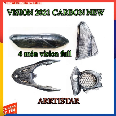 BỘ CARBON VISION 2021-2022-2023 GỒM 6 MÓN Y HÌNH ĐẠI DIỆN