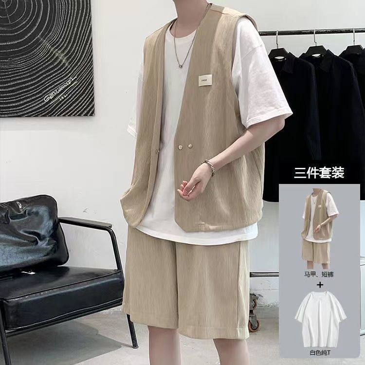 Set Đồ Vest Phong Cách Hàn Quốc Lịch Lãm Cho Nam