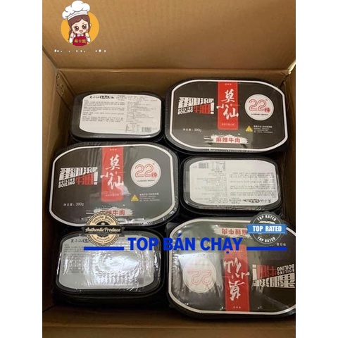 combo 3 hộp lẩu bò tê cay tự sôi