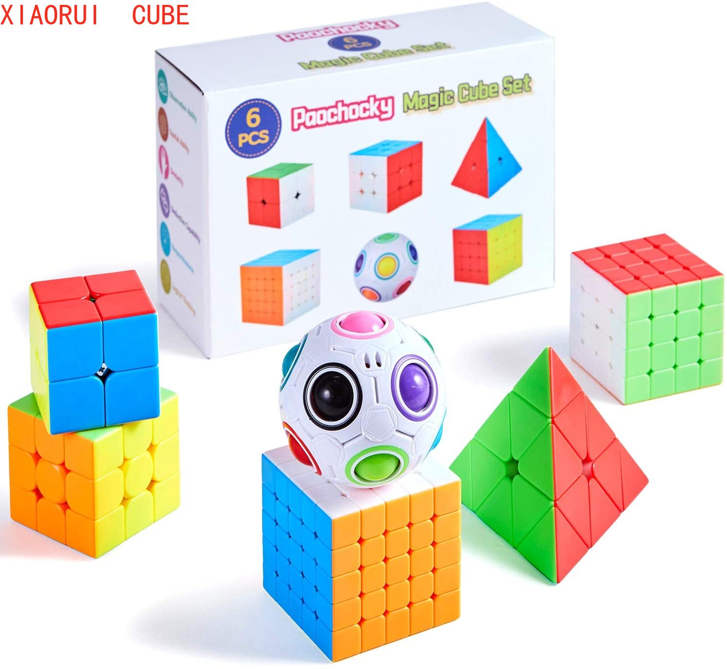 Bộ 6 Khối Rubik 2x2 3x3 4x4 5x5