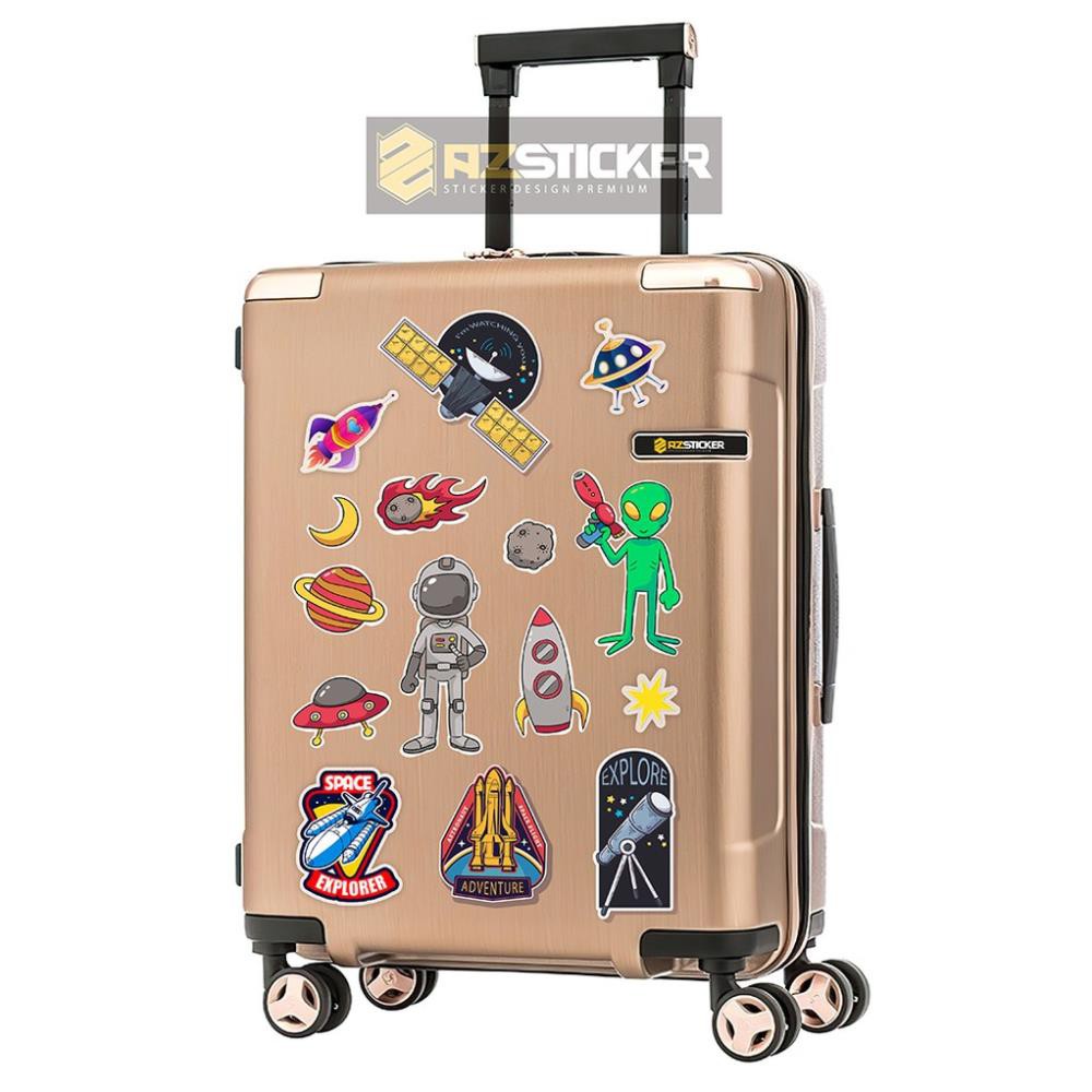 [Set 100+] Sticker Phi Hành Gia | Dán Nón Bảo Hiêm, Điện Thoại, Laptop, Bình Nước...Chống Nước, Chống Bay Màu