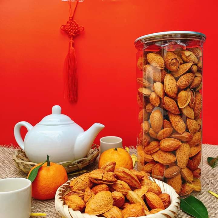 Hạnh Nhân Rang Bơ - Hạnh Nhân Vỏ Mỏng Rang Bơ