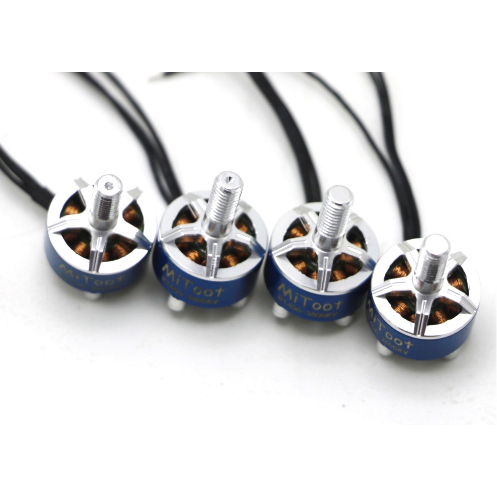 4 Động Cơ Không Chổi Than Mitoot R1406 1406 3600KV 2-4S CW CCW Cho Máy Bay Điều Khiển Từ Xa