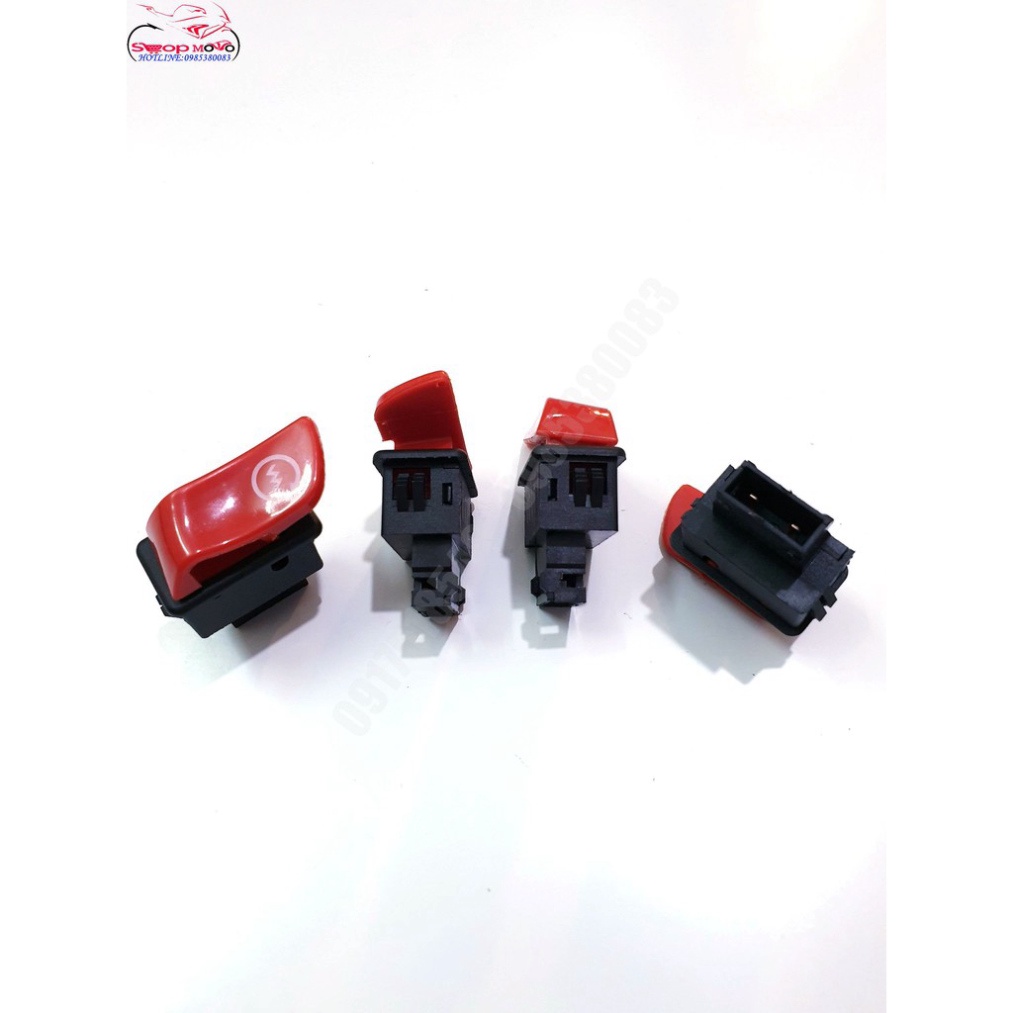 combo nút đề +idling stop màu đỏ 300i lắp SHVN2012-2019, sh2010 Ảnh thật Sp