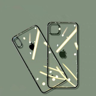 Ốp điện thoại TPU màu trong suốt kiểu đơn giản cho iPhone8 7 6 6s Plus iPhone X Xs XR XSMAX 11 11PRO 11PRO MAX