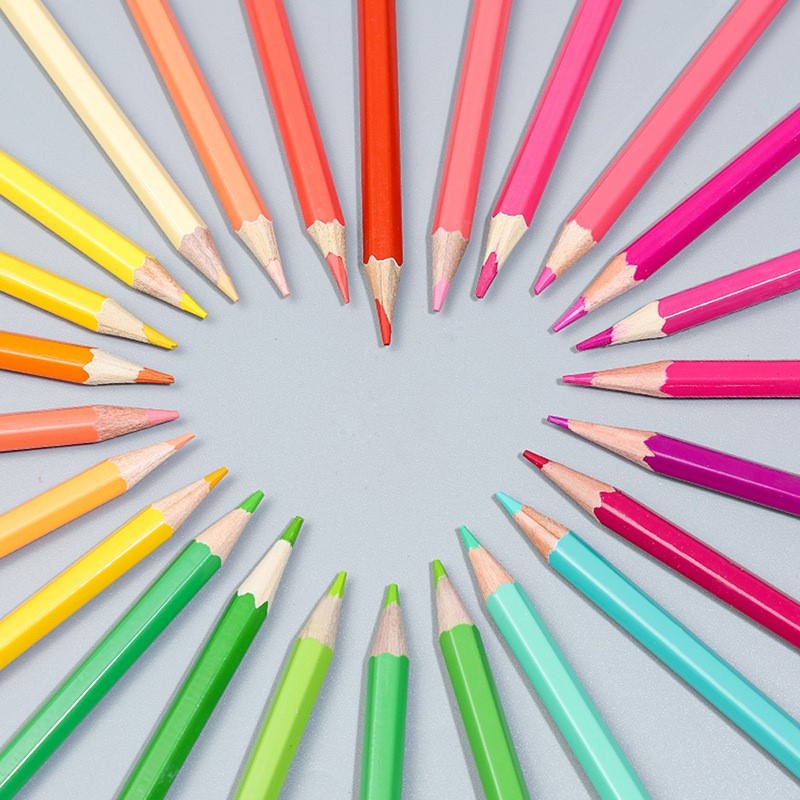 Bút Chì Màu Gốc Dầu SKYGLORY Vẽ Tranh Cao Cấp Hộp Thiếc 12/24/36/72/120 Màu