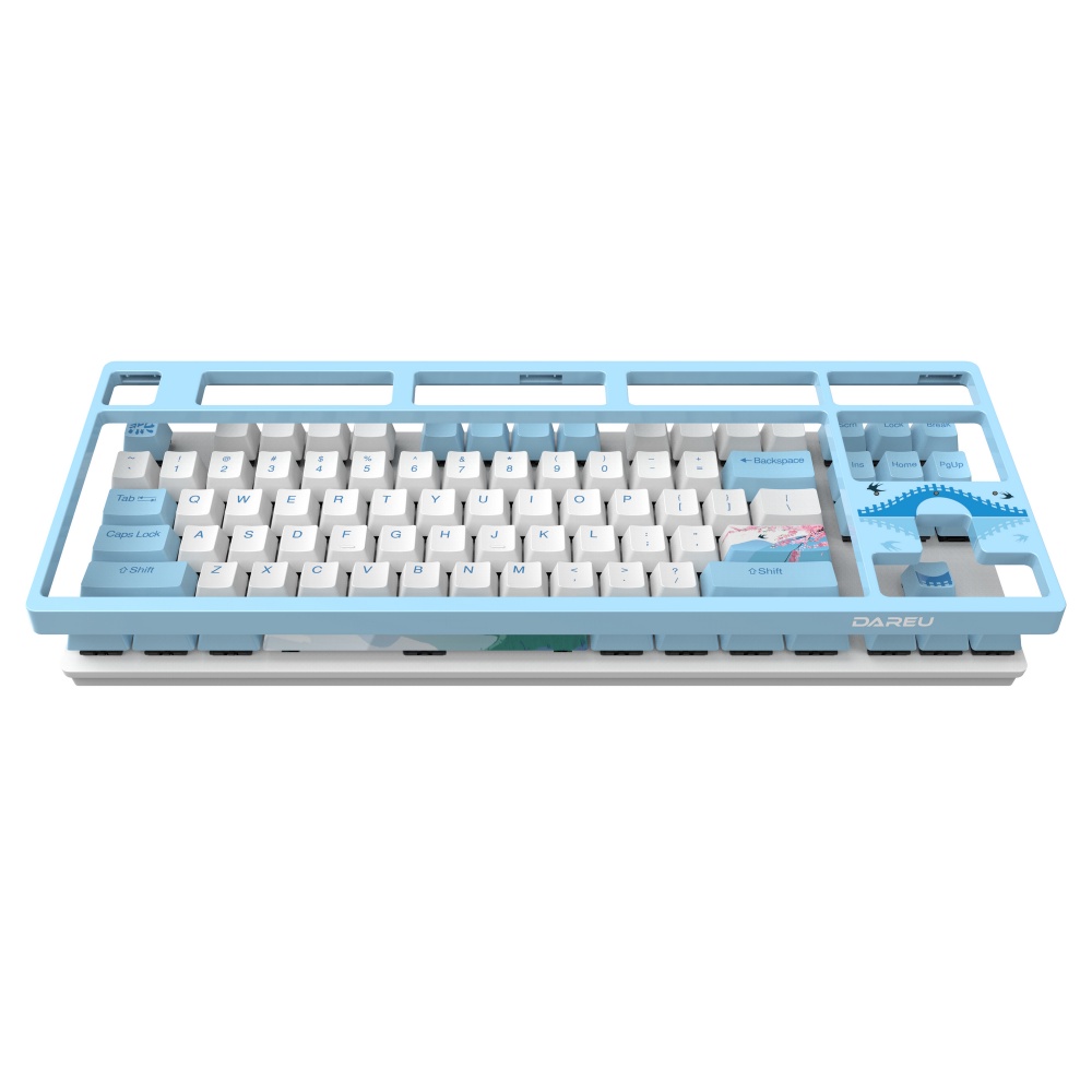 Bàn phím cơ DAREU A87 SWALLOW (PBT, Brown/ Red CHERRY switch)