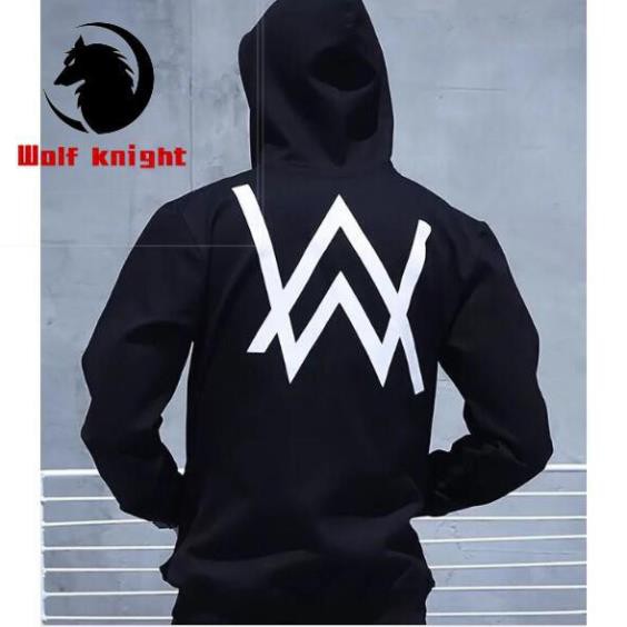 SALE- Áo Khoác Hoodie Phối Khóa Kéo Kiểu Alan Walker Cá Tính Cho Nam - BIBO STORE