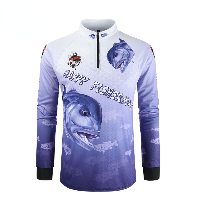 Áo Chống Nắng Tia UV Thoáng Khí Khô Nhanh Dùng Khi Câu Cá Mùa Hè Hàng Mới