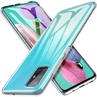 Ốp điện thoại silicon TPU mềm trong suốt cho Samsung Galaxy A51 A 51 GalaxyA51