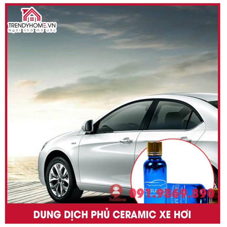 Dung dịch phủ ceramic đánh bóng thân xe 30ML Phụ kiện xe hơi uy tín